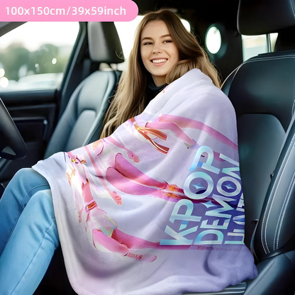 K-Pop Demon Hunter X Elouria™  Poster Blanket