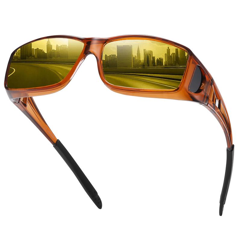Elouria™ Night Driving Glasses – Anti-Glare Polarized HD Fit Over Glasses