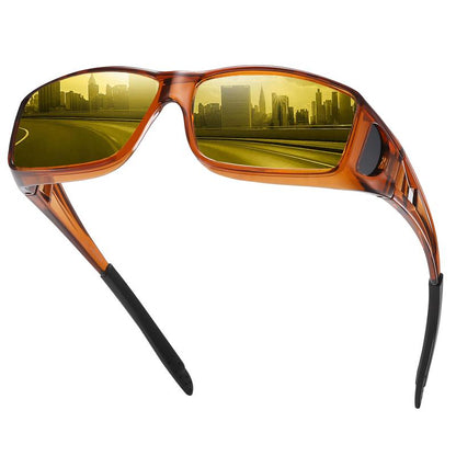 Elouria™ Night Driving Glasses – Anti-Glare Polarized HD Fit Over Glasses
