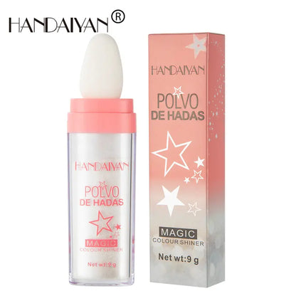 Fairy Dust Highlighting Powder - Full Body Pearlescent Glitter for Face and Eyes, Sparkling Party Holiday Body Glitter