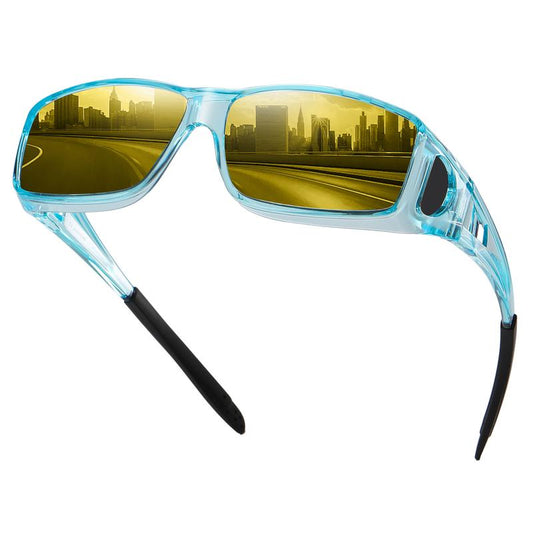 Elouria™ Night Driving Glasses – Anti-Glare Polarized HD Fit Over Glasses