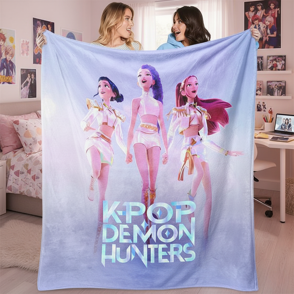 K-Pop Demon Hunter X Elouria™  Poster Blanket
