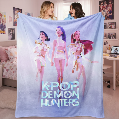 K-Pop Demon Hunter X Elouria™  Poster Blanket