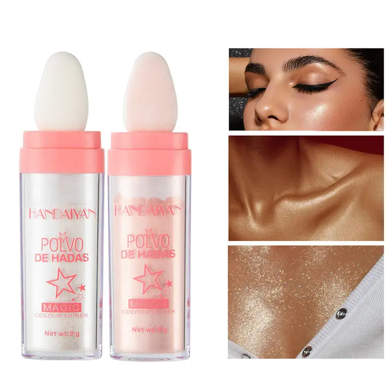 Fairy Dust Highlighting Powder - Full Body Pearlescent Glitter for Face and Eyes, Sparkling Party Holiday Body Glitter