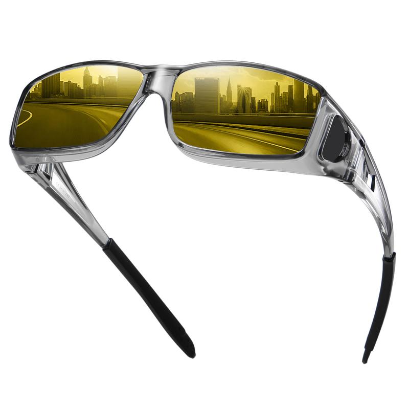 Elouria™ Night Driving Glasses – Anti-Glare Polarized HD Fit Over Glasses