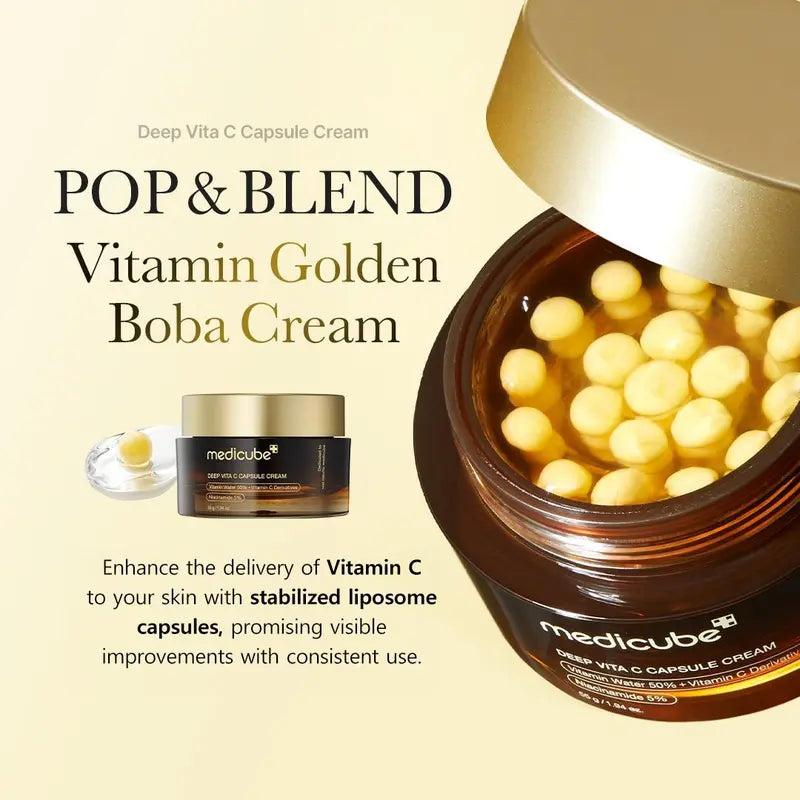 Mix & Match Boba Cream Set | South Korea Viral Capsule Creams for Uneven Skin Tone, Glow Hydration, Korean Skincare, K-beauty